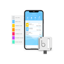 bluSensor® - BSP02AIQ - Model Air Quality Sensor Smart Home (BLE & Wi-Fi)