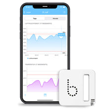 bluSensor® - Modell Feuchte- und Temperatursensor mit Datenlogger vor Ort (BLE)